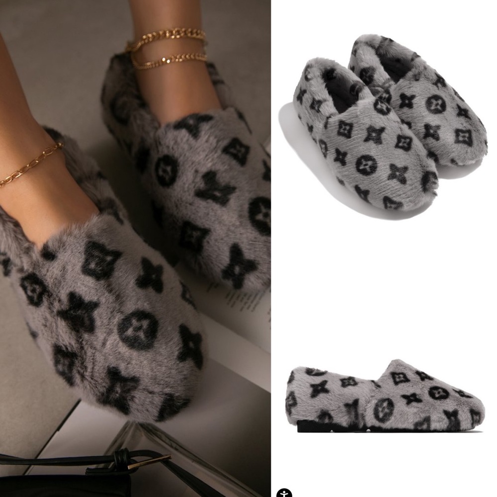 LUXURY Tan Moccasins MONOGRAM - Picture 3 of 4